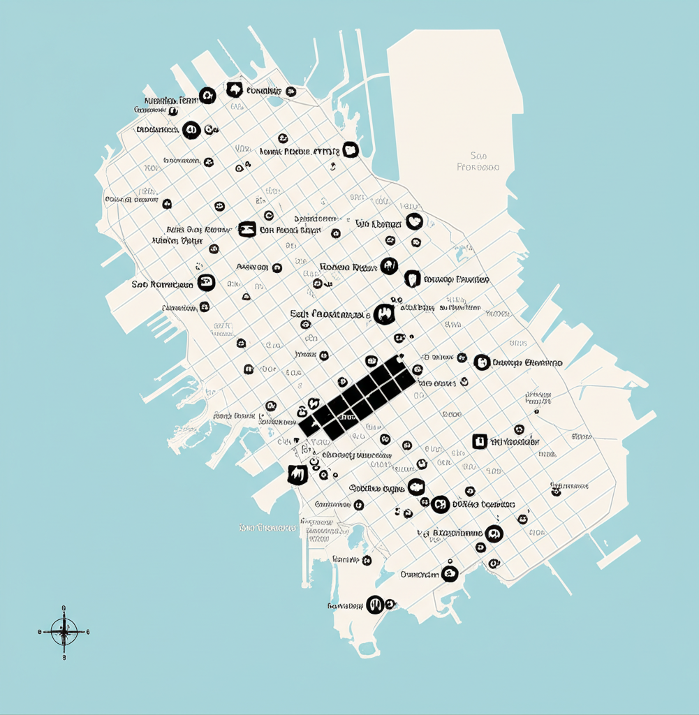 Map location